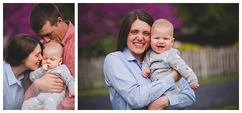 mom with baby at Abingdon Virginia Family Photo Shoot