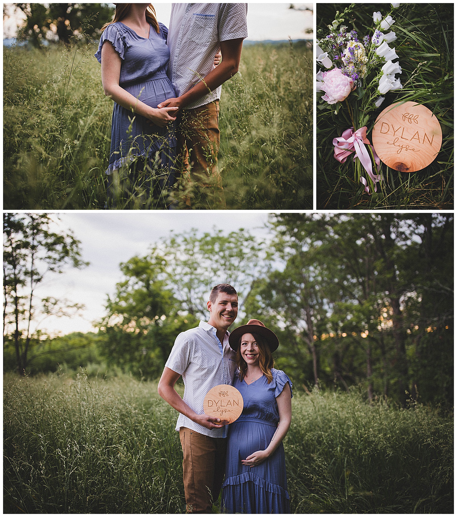 Mom and Dad maternity pictures, Southwest Virginia baby and family photography