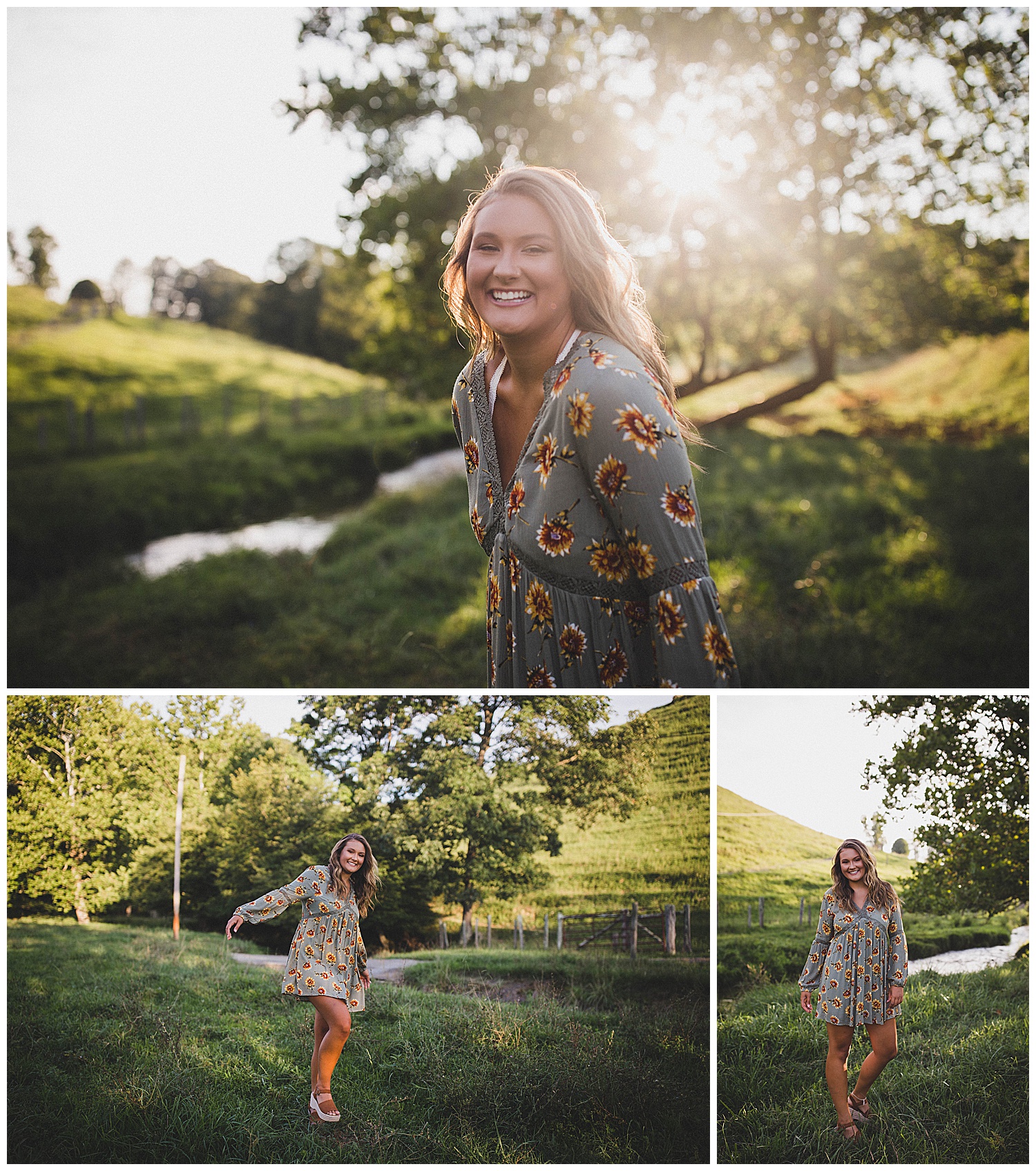 Beautiful outdoor senior pictures, Southwest Virginia photography